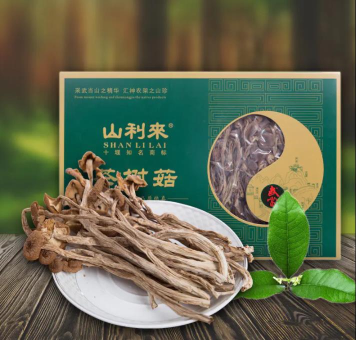 【十堰館】特產(chǎn)房縣干貨花菇舌尖上的花菇山利來茶樹菇260g盒裝