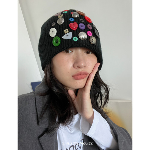 彧泊毛线帽街头休闲通用秋冬