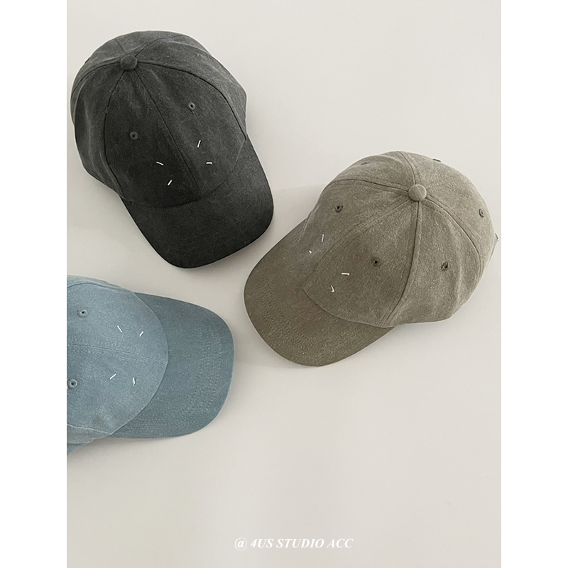 小众设计师款磨毛棉鸭舌帽