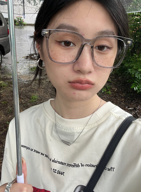 韩版潮大框防蓝光眼镜框女网红款圆脸素颜百搭眼镜架近视抗辐射