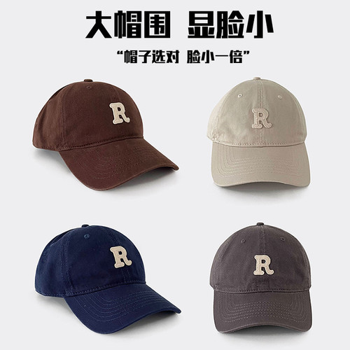 彧泊棒球帽韩版大头围鸭舌帽