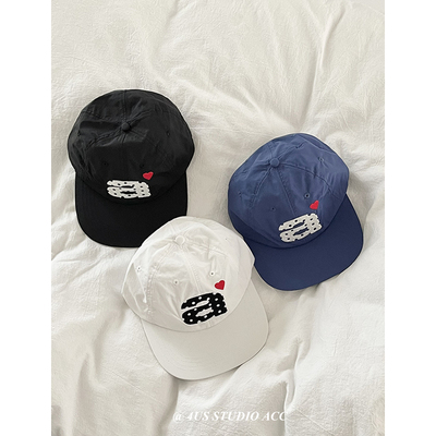 韩国ig博主同款速干平檐棒球帽