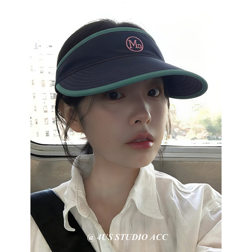春夏季户外运动防晒空顶帽