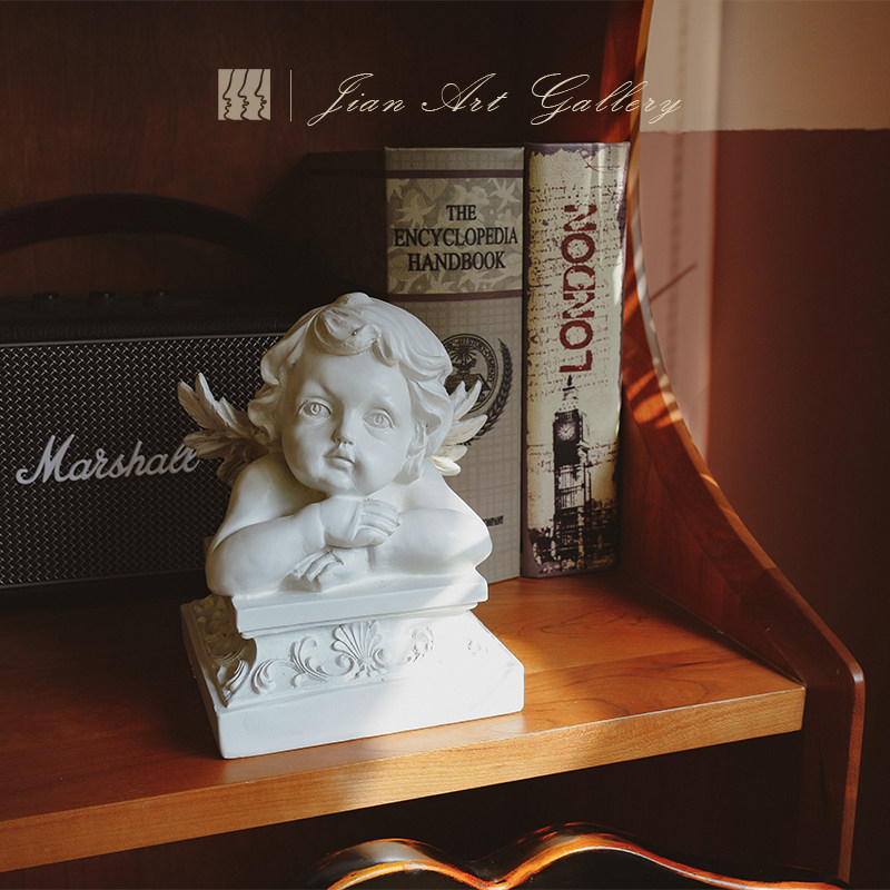 复古卧室餐厅树脂欧式风雕像摆件