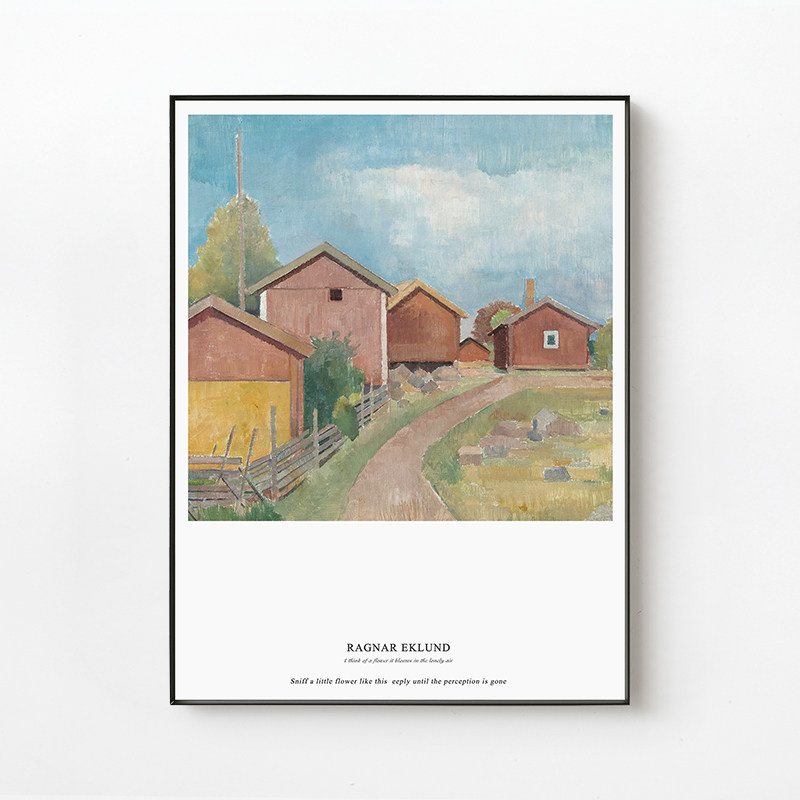 加安加丽风景客厅田园风沙发背景装饰画挂画卧室餐厅玄关简约壁画,家居饰品,现代装饰画,淘宝优惠券,粉丝福利购,淘宝优惠卷