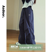 青少年伞兵裤 新款 宽松直筒工装 裤 艾上朵女童休闲裤 阔腿裤 2025秋装