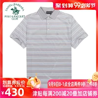Áo sơ mi nam polo của St. Paul sọc cotton cotton pha trộn áo thun cotton ngắn tay giản dị PS12KT402 - Polo áo polo dài tay