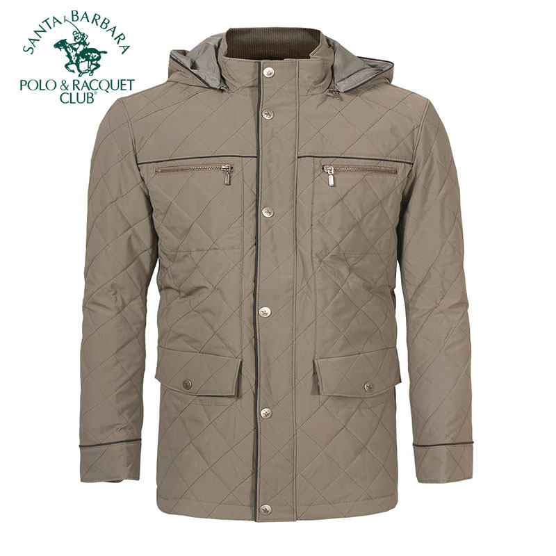 POLO SANTA BARBARA POLO & RACQUET CLUB Winter clothes cotton-padded clothes coat Hooded Cotton Ouma Easy coat PW12WJ212in the Men's clothing, Cotton  category - from Buy2taobao.com to provide professional Taobao agent buy service