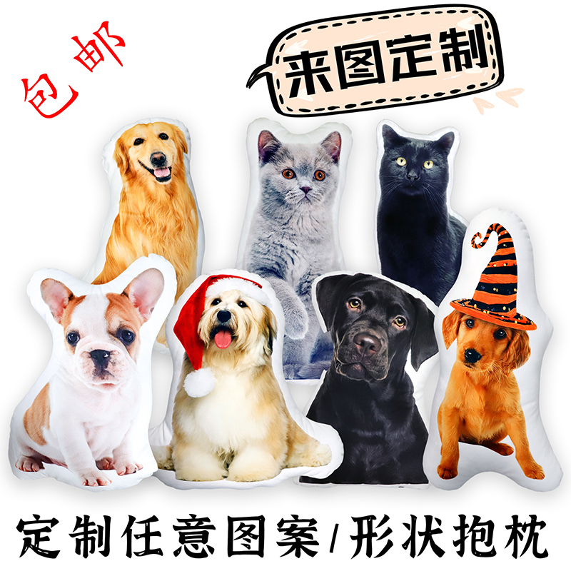 diy定制异形午睡车载抱枕