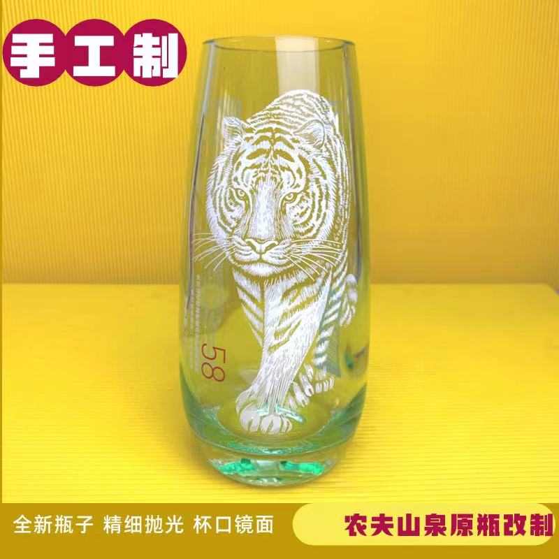 农夫山泉玻璃老虎水杯