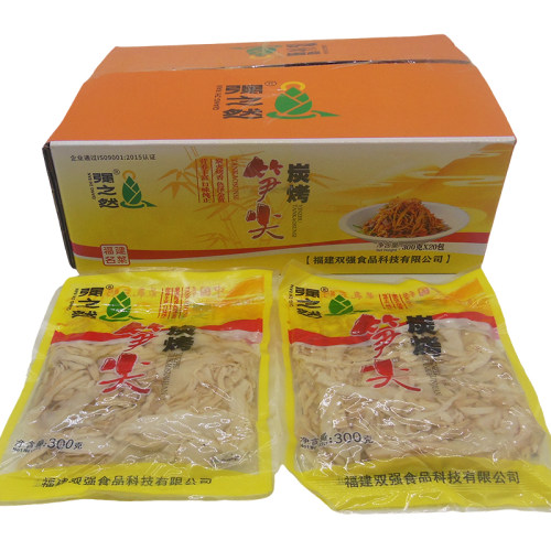 餐饮饭店一箱20包X300克强之然碳烤笋玉兰笋笋尖脆笋压榨笋非烟笋