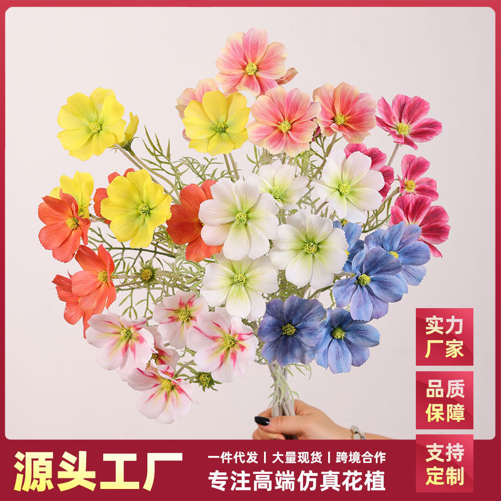 仿真花波斯菊格桑花 仿真花假花 家居软装婚庆背景墙公主波斯花,家居饰品,仿真花/假花,淘宝优惠券,粉丝福利购,淘宝优惠卷
