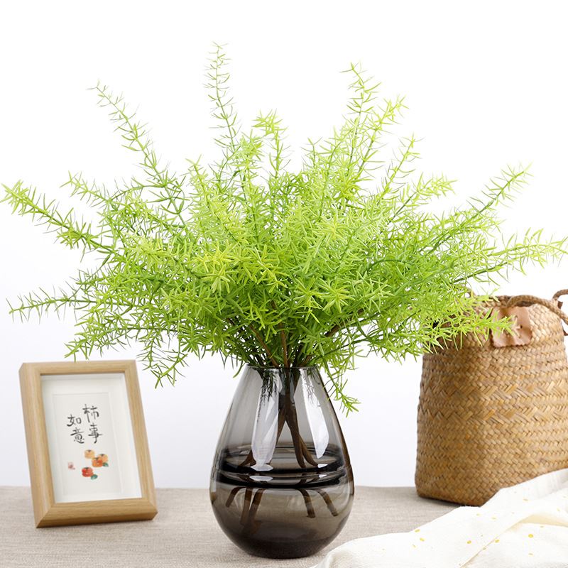 欧丽菲仿真金鱼草天门冬植物把束蕨类水草室内插花景观装饰摄影