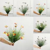 含阳仿真3D蝴蝶洋葱草立体蝴蝶装 饰插花家居园林布景酒店拍摄