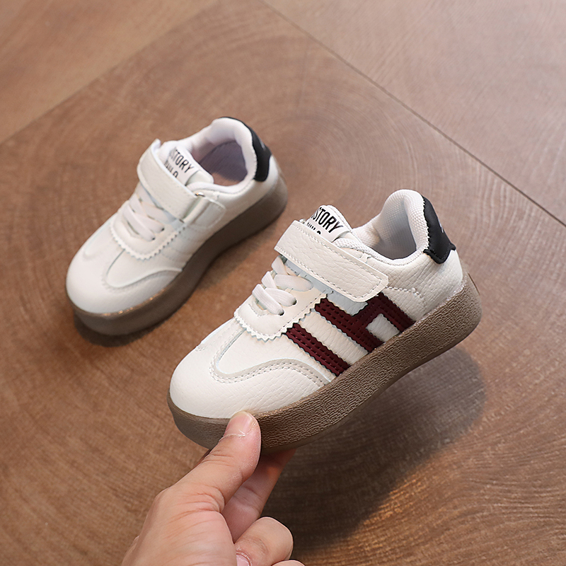 2024秋新款时尚男童运动鞋儿童春秋单鞋软底宝宝板鞋中大童女童鞋