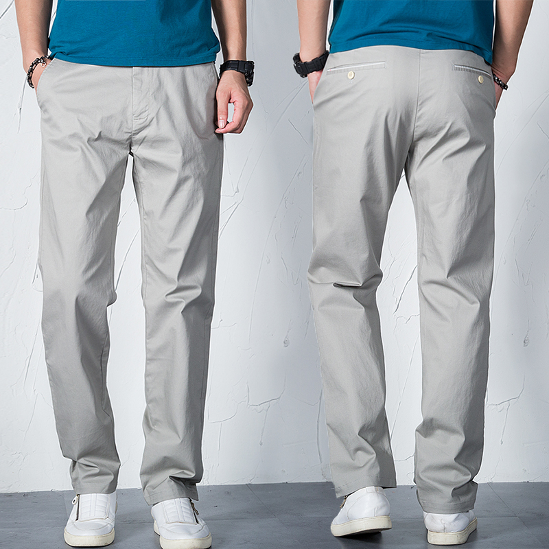 休闲裤男秋季直筒宽松男士休闲