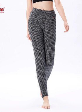 七只羊暖膝防风加绒棉裤中年女士冬季长裤QZY-7826