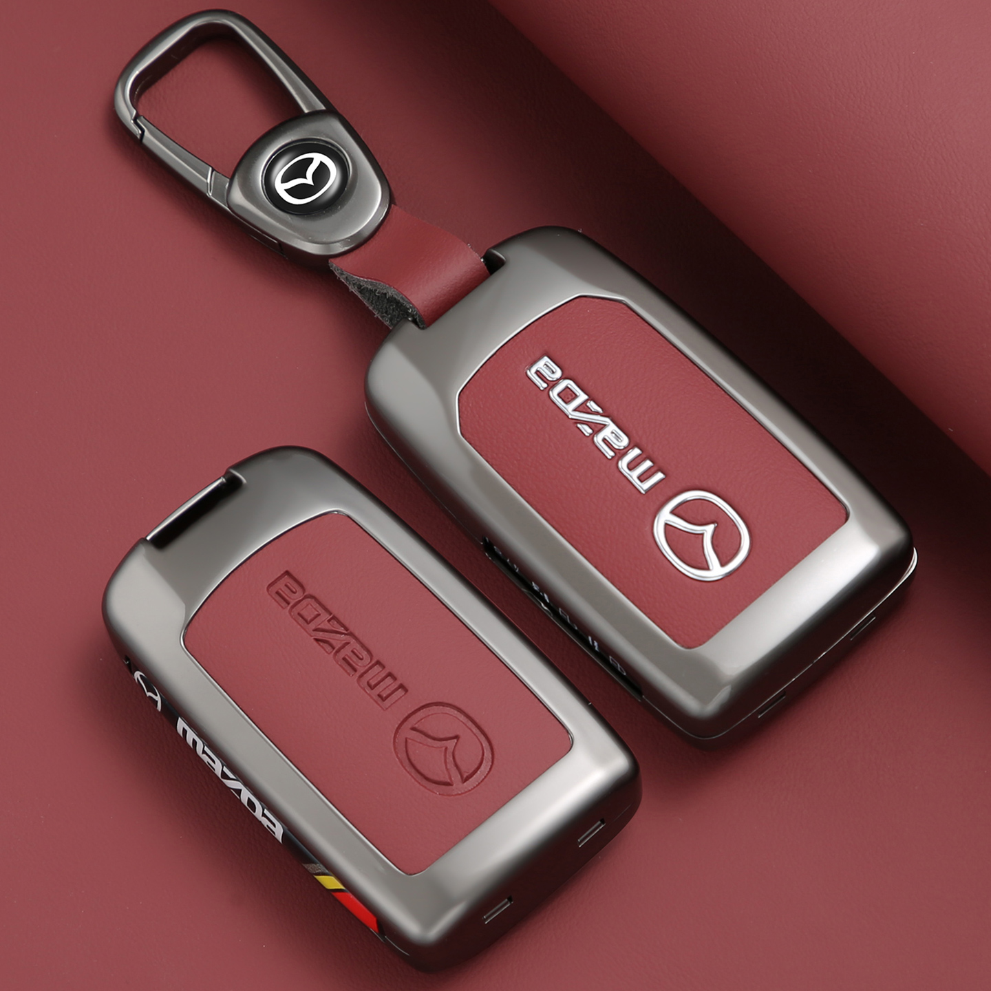 【马自达专用钥匙套】合金保护