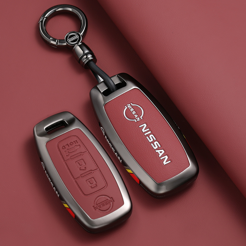 适用于日产天籁钥匙套真心版轩逸逍客探陆劲客骐达艾睿雅车包壳扣