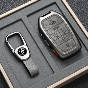 专用于26款丰田塞纳钥匙套赛那格瑞维亚进口埃尔法威尔法车包壳扣