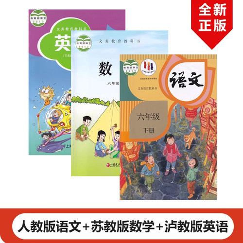 正版六年级下册全套书六6年级