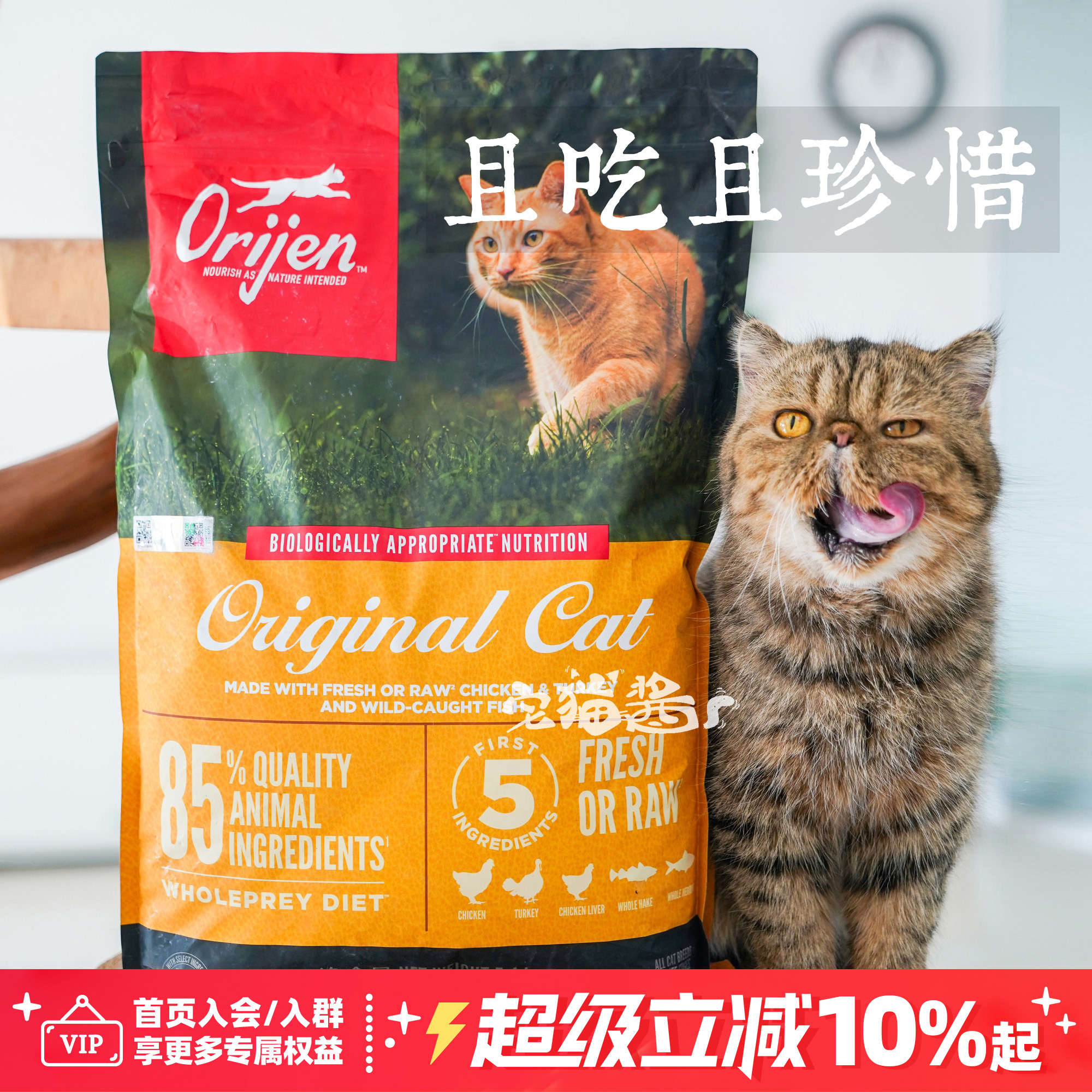 宅猫酱 渴望猫粮进口鸡肉六种鱼全价猫主粮成幼猫营养低卡全猫粮