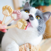 宅猫酱 猫太郎CATTARO棒棒糖冻干生骨肉成幼猫咪磨牙洁齿零食肉干