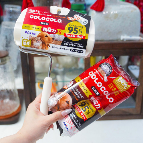 宅猫酱 日本Nitto colocolo科粘乐粘毛滚除螨粘毛器滚筒滚刷除毛