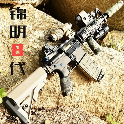锦13代明HK416C仿真软弹模型抢连发电动男孩吃鸡装备可发射玩具枪
