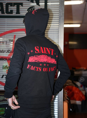 SNOWMAKERxTGFCLUB 25SS“SAINT“联名系列刺绣连帽卫衣卫裤套装