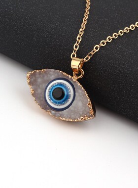 Bohemian Vintage Turkish Evil Eye Pendant Necklace Fashion