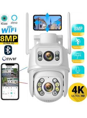 4K Wifi Video Surveillanc IP Camera PTZ CCTV Security Bullet