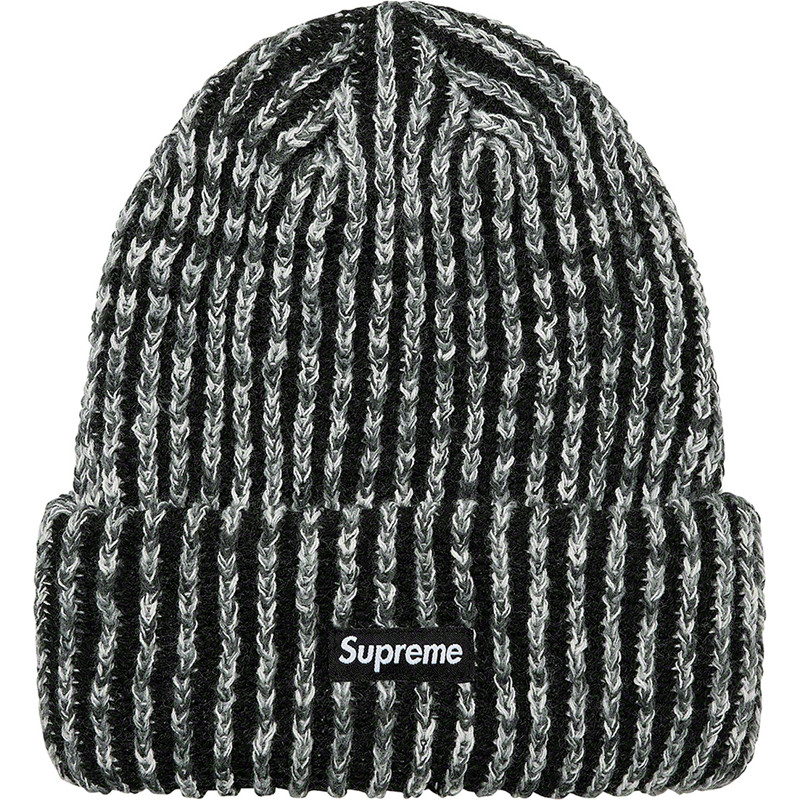 supreme fw21 rainbow knit loose gauge beanie彩虹毛线帽冷帽