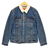 棉衣外套16365 加厚加绒羊羔绒牛仔夹克冬季 0041 s李维斯男士 Levi