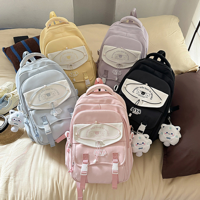 书包女生小学生初中生女孩三到六年级大容量儿童护脊减负双肩背包