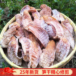 2025新货安吉冬笋尖笋干干货农家自制野生精品竹笋嫩头玉兰片500g