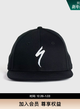 SPECIALIZED闪电 FLAT BRIM 耐用刺绣可调节棉质骑行帽子平檐帽