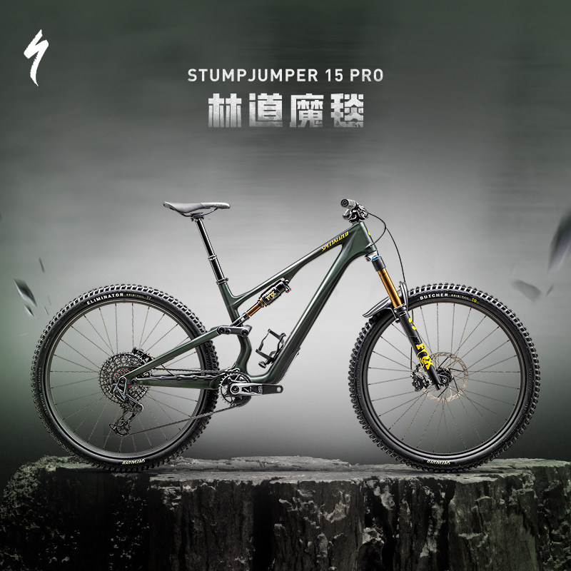 SPECIALIZED闪电 STUMPJUMPER 15 PRO碳纤维全避震林道山地自行车