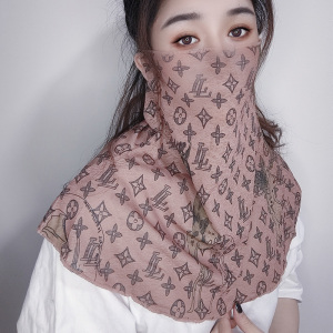 防晒面罩女夏季户外遮全脸挂耳面纱轻薄款透气骑车护颈脖套脸基尼
