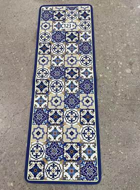 C123（尺寸40*120+40*60厘米）硅藻泥防滑吸水隔凉防潮地垫-