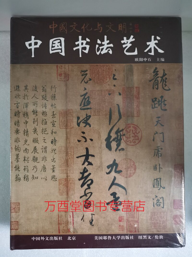 八开【送礼佳品】中国书法艺术(中国文化与文明系列)另荐 中华古代文明之光 中国记忆 五千年文明瑰宝 雕塑 丝绸 绘画三千年