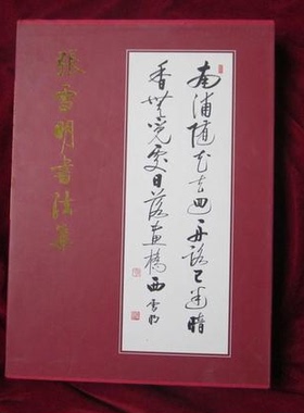 MX【2010年版】 张雪明书法集 另荐 精品集 启功书画集 书法学 国际研讨会论文集第一二三 四届 书画集 论书法 临董其昌草书琵琶行