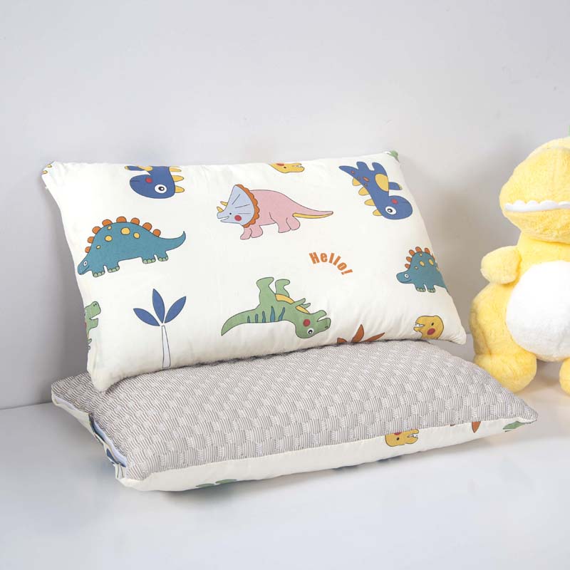 100纯棉儿童男孩男童恐龙枕套枕头套装全棉单个40x60小宝宝30x50