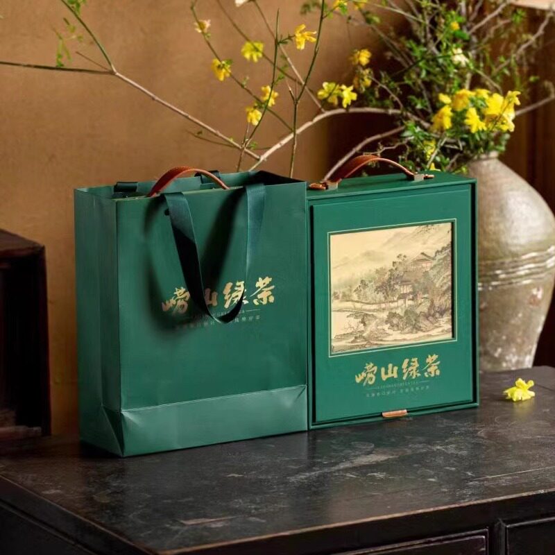早春正宗明前崂山绿茶散装高档