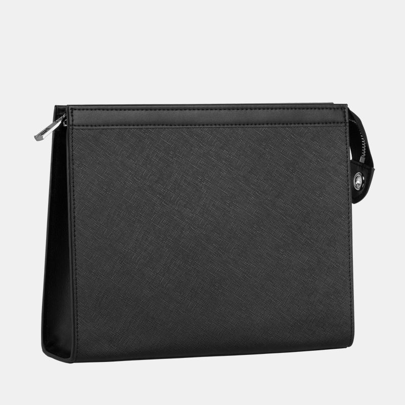 男士手包男真皮时尚男包奢侈品手拿包手提信封包十字纹牛皮夹包