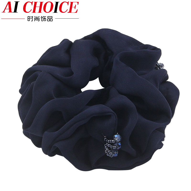 浪漫雪纺大发圈头饰韩国