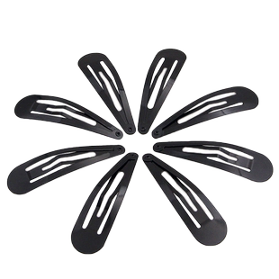 黑色烤漆bb夹简约刘海夹短发边夹发夹碎发顶夹女一字夹卡子发卡