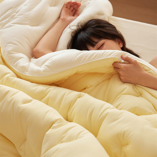 玉米奶油泡芙被加厚秋冬被子