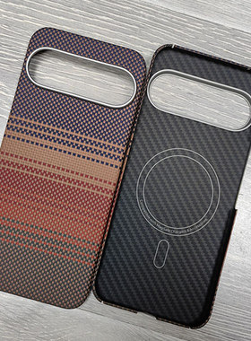 适用谷歌Pixel 10 Pro XL凯夫拉MagSafe磁吸手机保护壳Pixel10 ProXL超薄芳纶碳纤维保护套