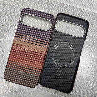 适用谷歌Pixel 10 Pro XL凯夫拉MagSafe磁吸手机保护壳Pixel10 ProXL超薄芳纶碳纤维保护套